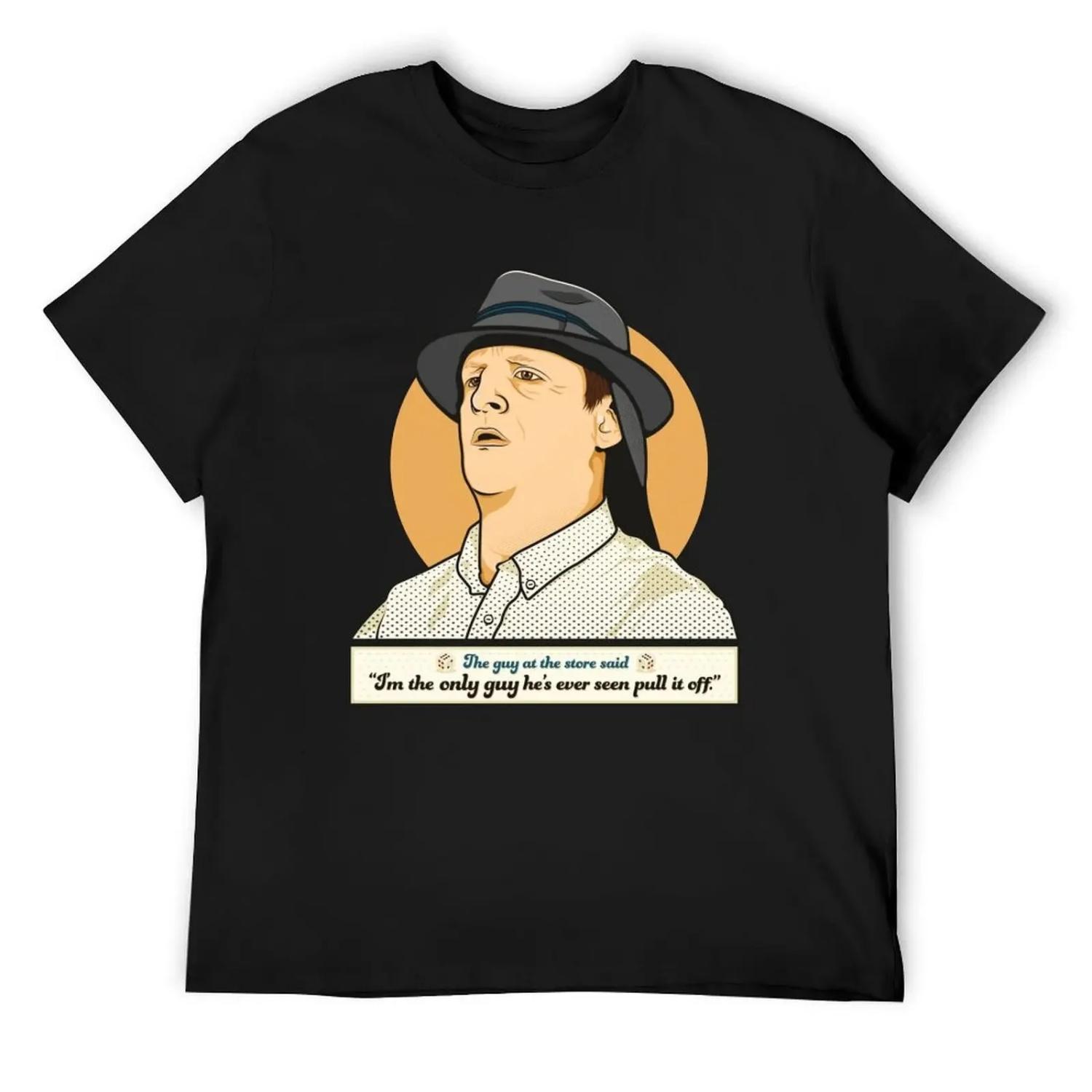 Футболка Brian s Hat ITYSL подарки для парня летние топы аниме черные черные футболки для мужчин S