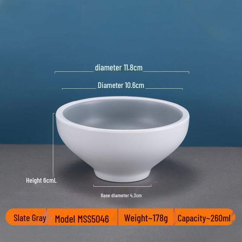 ZISIZ Nordic Melamine Dipping Sauce Bowl