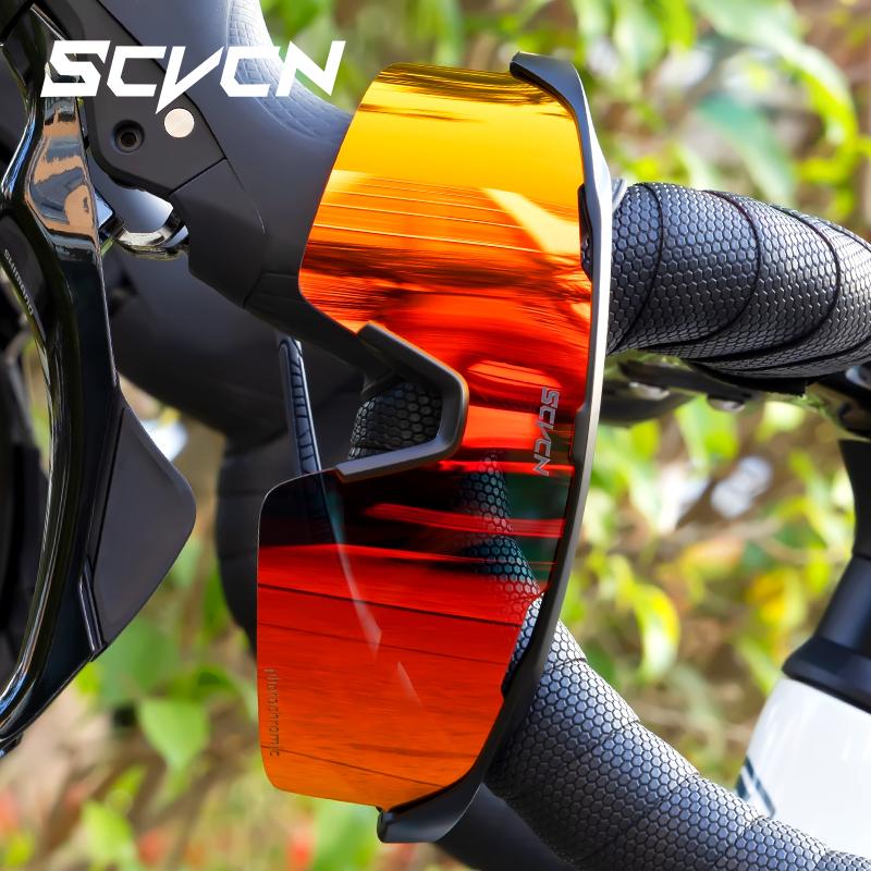 Pochromic Bicycle Equipment Cycling Glasses UV400 MTB Road Mountain Bike Racing Outdoor Sports Camping Golf Sunglasses