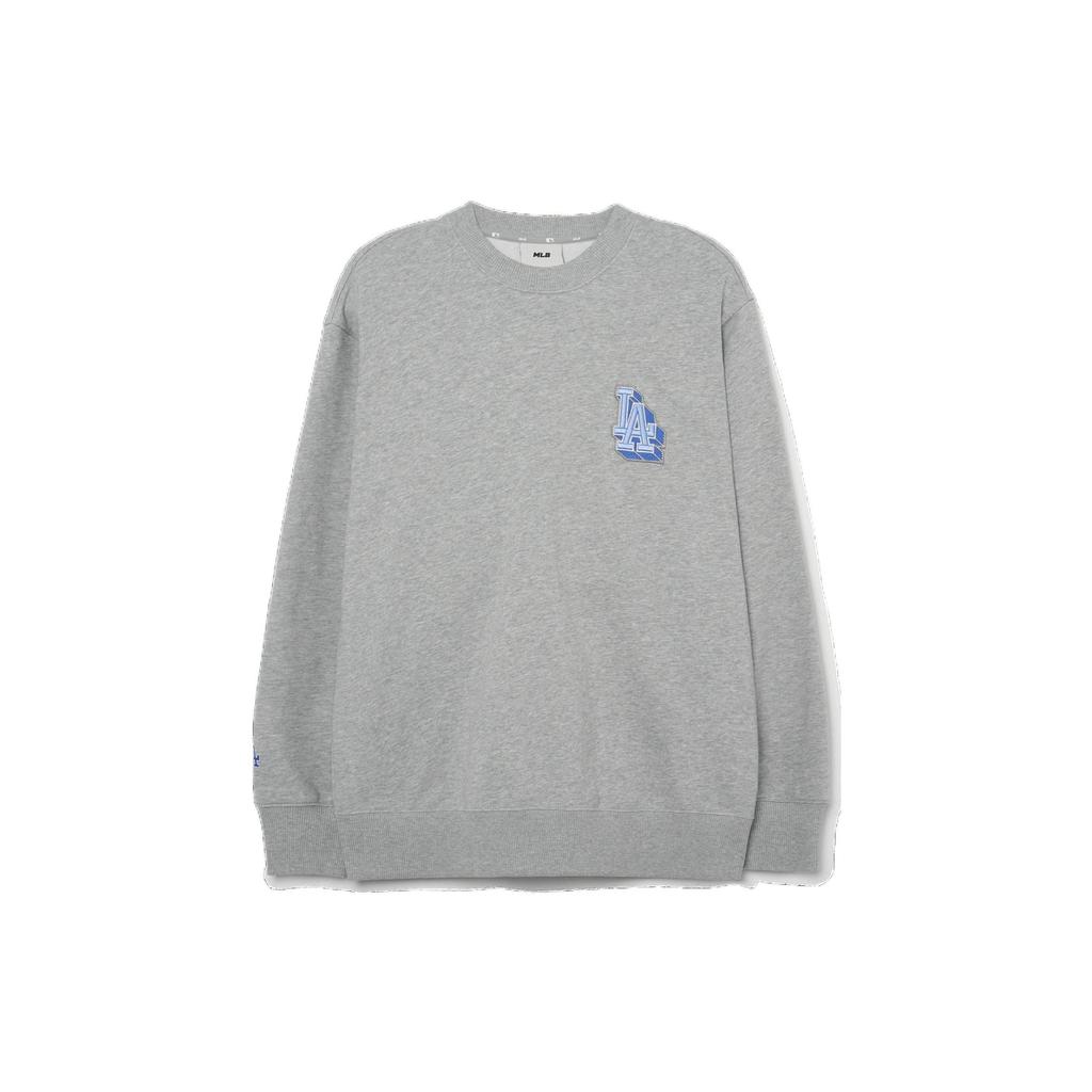 MLB Letter Logo American Vintage Print Pullover Sweatshirt Unisex sweatshirt Gray 3AMTM0131-07MGS