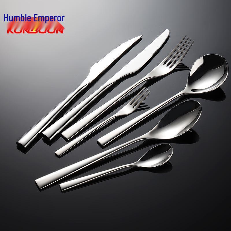 Qianxing 304 Stainless Steel Edged Main Dining Spoon Set