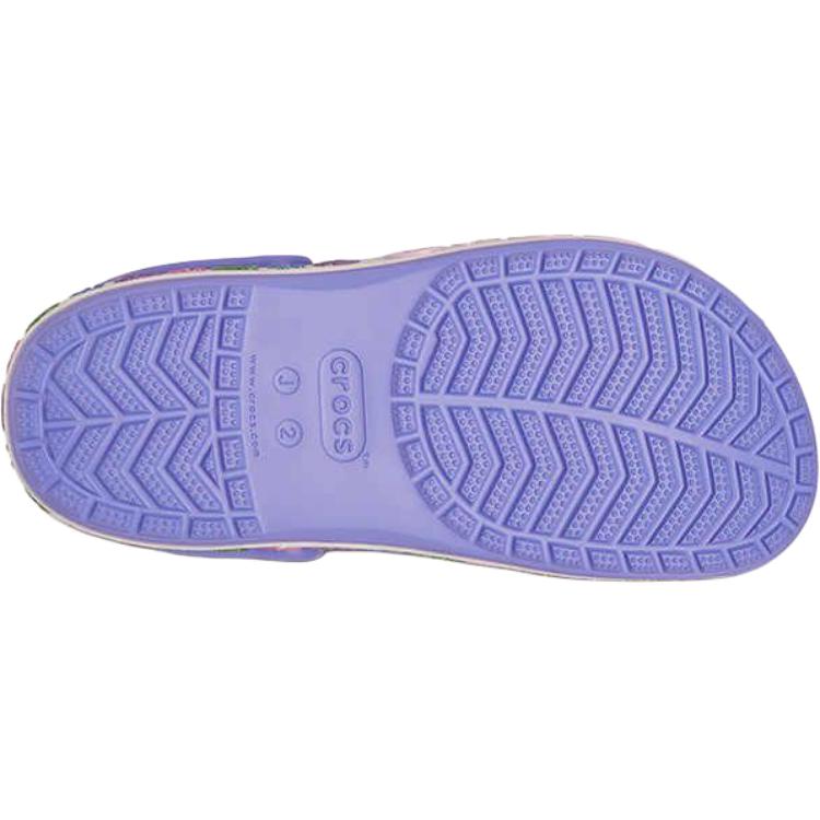 Crocs Bayaband Clog Abrasion Resistant Low Top Children's Sandals Purple