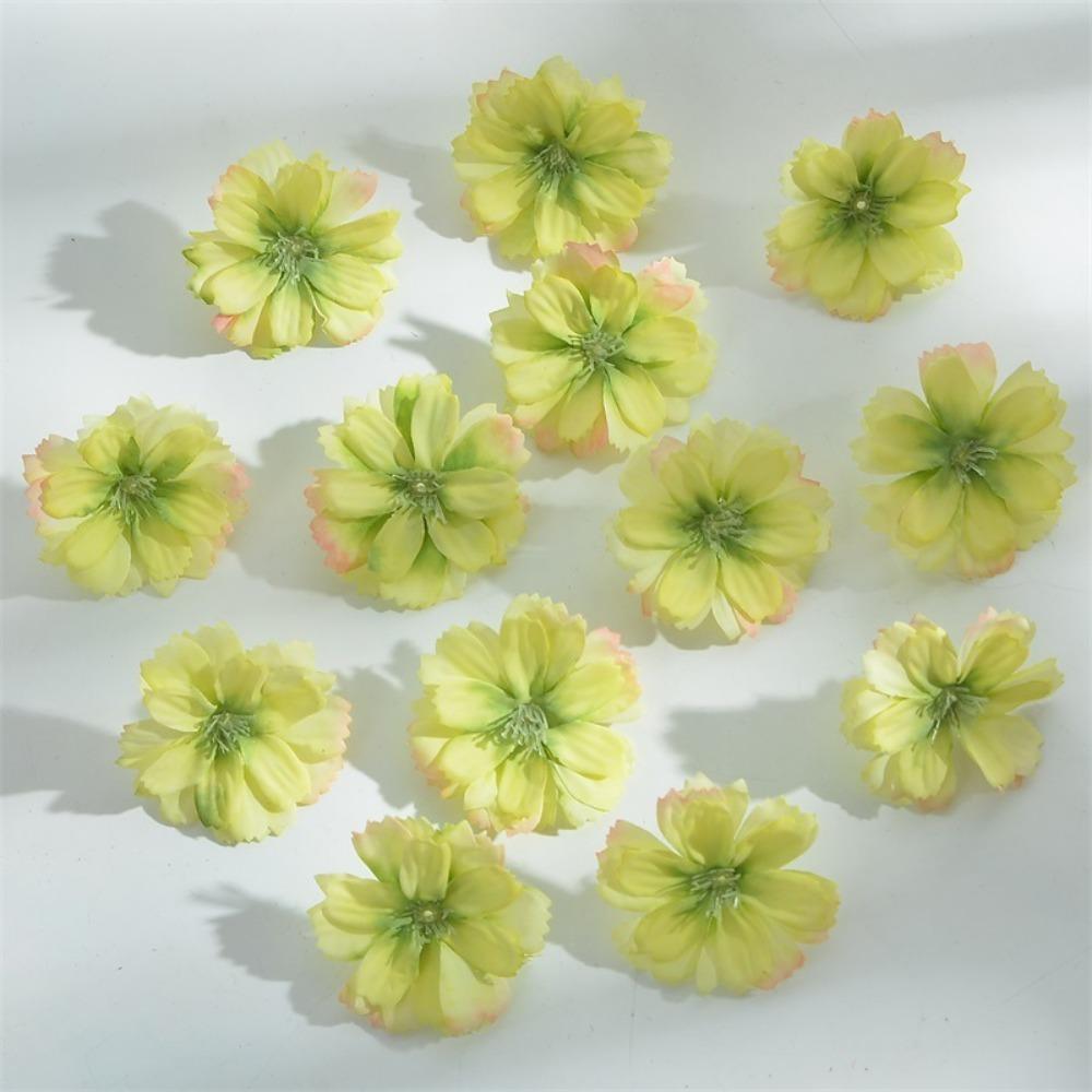 30/50Pcs Artificial Hydrangea Flowers Head Rose Artificial Flower Home Room Decoration DIY Gift Accessories Wreath Wedding Decor