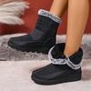Women's Winter New Snow Boots Plus Velvet Thick Warm Non-slip Shoes High-top Thick-soled Snow Boots