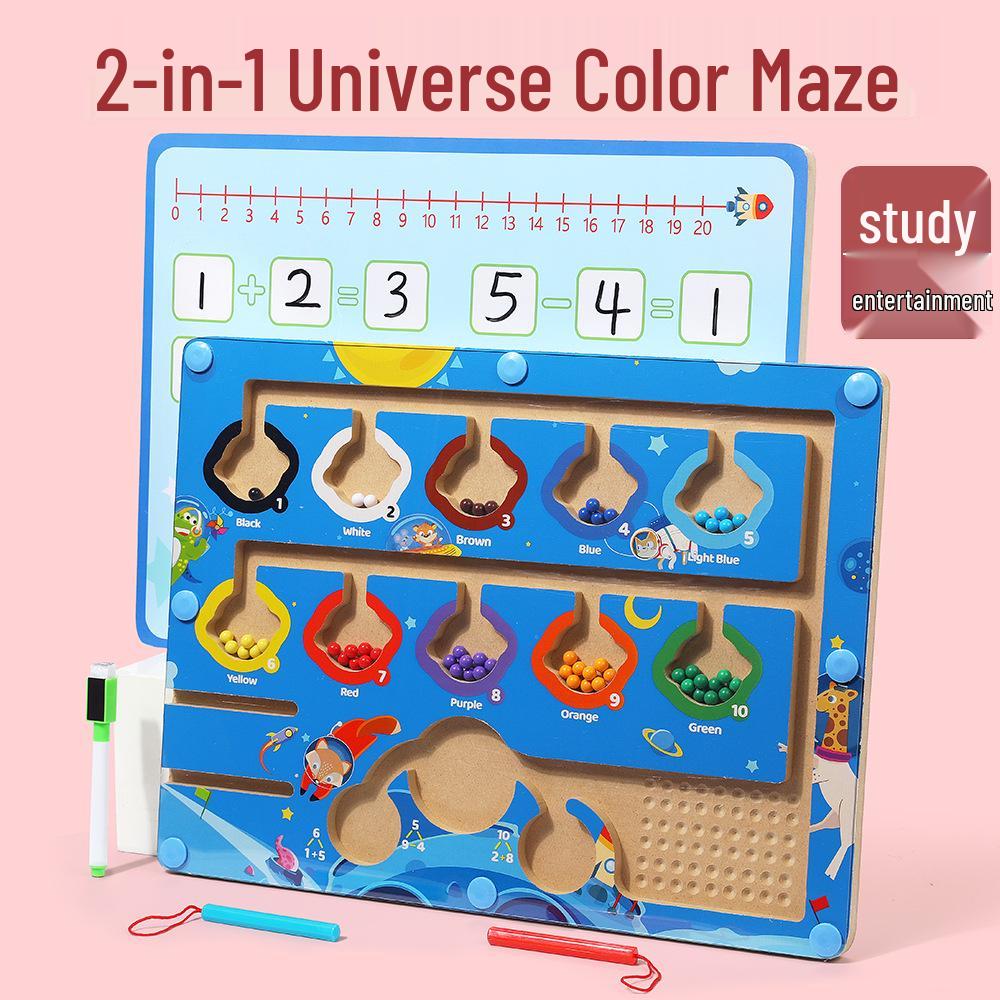 CPC Tre Magnetisk Labyrint Tellerbrett Leke for Barn - Pedagogisk Leke med Magnetisk Penn og Kuler