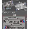 2Pcs Car Rearview Mirror Badge 3D Sticker &Decal Accessories For BMW M E34 E36 E60 E90 E46 E39 E70 F10 F20 F30 X5 X6 X1 M3 M5 M6 E71 F01 F02 F87