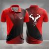 Das Sommer-POLO-Shirt Ist Ein Lässiges Modisches Bequemes Weiches Und Atmungsaktives Mit 3D-Muster Bedrucktes