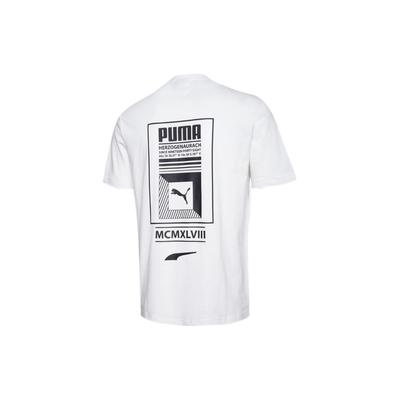 Logo Print Breathable Crew Neck Short Sleeve T-Shirt Men Tops White 598488-52
