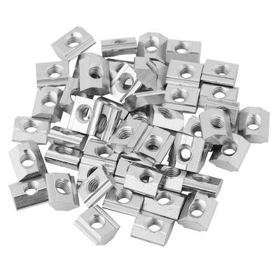 Nickel Coated Carbon Steel Sliding T Slot Nut for Aluminum Profile Accessories (EU20 M5)