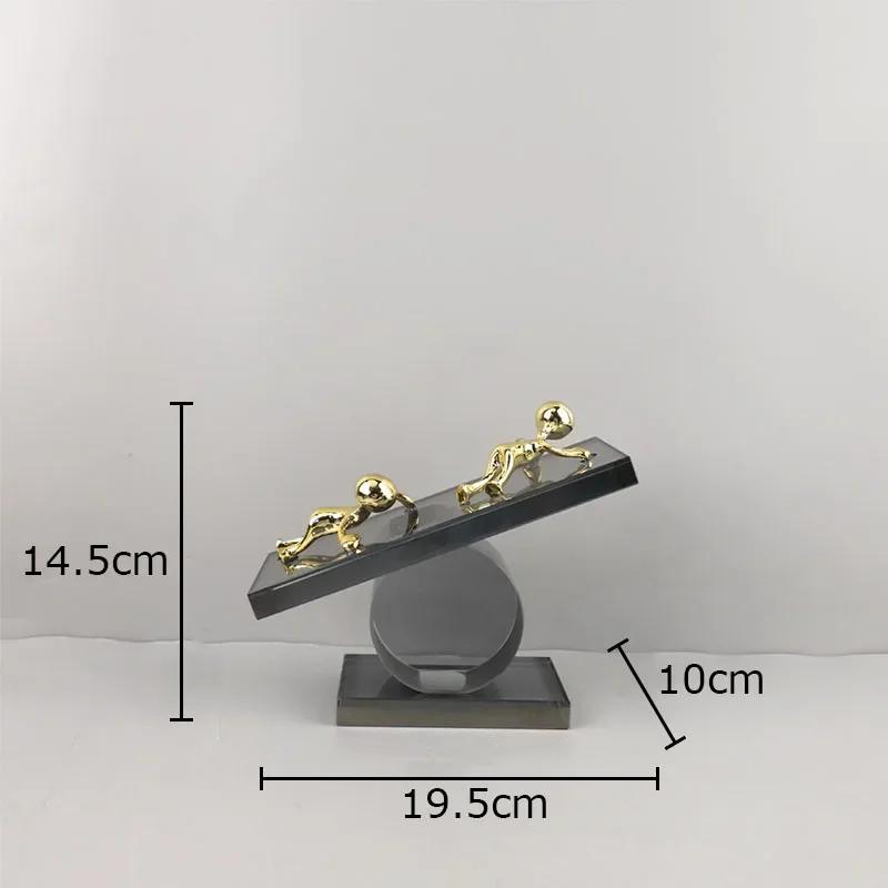 Creative Geometric Crystal Sculpture Abstract Crafts Desk Decoration Ornaments Crystal Artwork Statue Room Aesthetic Decor