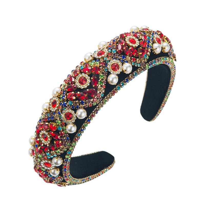 Neuer Haarreif für Damen, mit hochwertigem Stoff und Vintage-Schwammkopfband-Design.