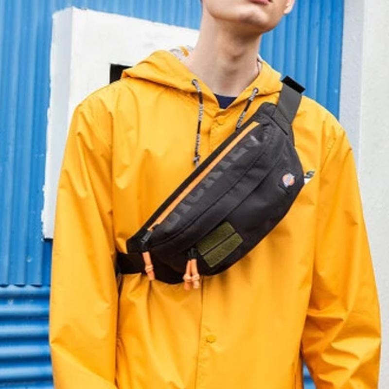 New Dickies Polyester Shoulder Bag, Crossbody Bag, Dumpling Bag, Sling Bag Unisex Black 194U90LBB16BK03