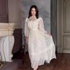 2024 Summer French Polka Dot Chiffon Dress - Elegant Afternoon Tea Style