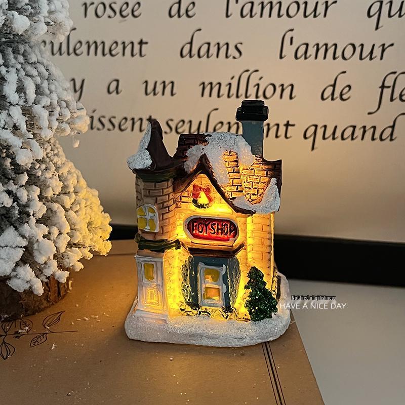 Luminous Snow House Night Light - Christmas Gift & Home Decoration.