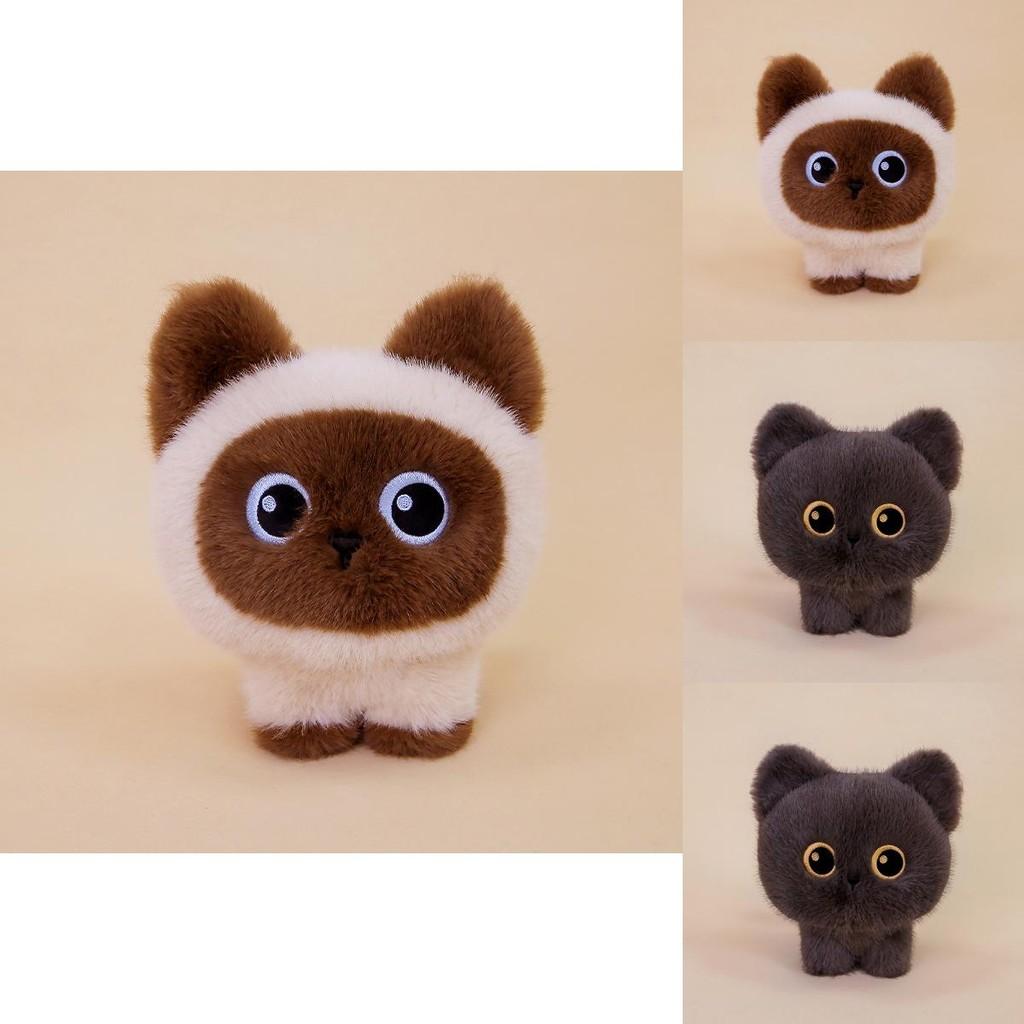 Black Cat Plush For Kids And Adults Super Soft Short Plush Sleep Companion