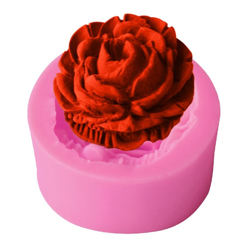 Cake decorating tools 3D Rose Flower Silicone Mold Fondant Gift Decorating Chocolate Cookie Soap Polymer Clay Baking Molds