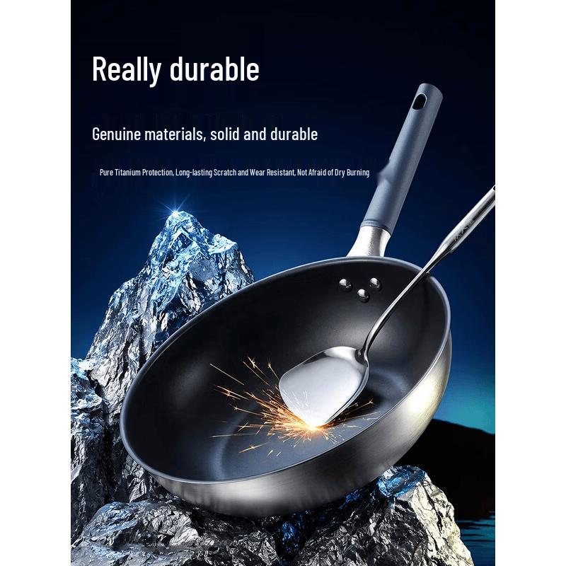 COOKER KING 30cm Titanium Alloy Non-Stick Wok