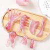 Complete Face And Head Massage Stick Kit Ergonomic Resin Roller Multipurpose Comb Gua Sha Tool For Skin Careful Routine