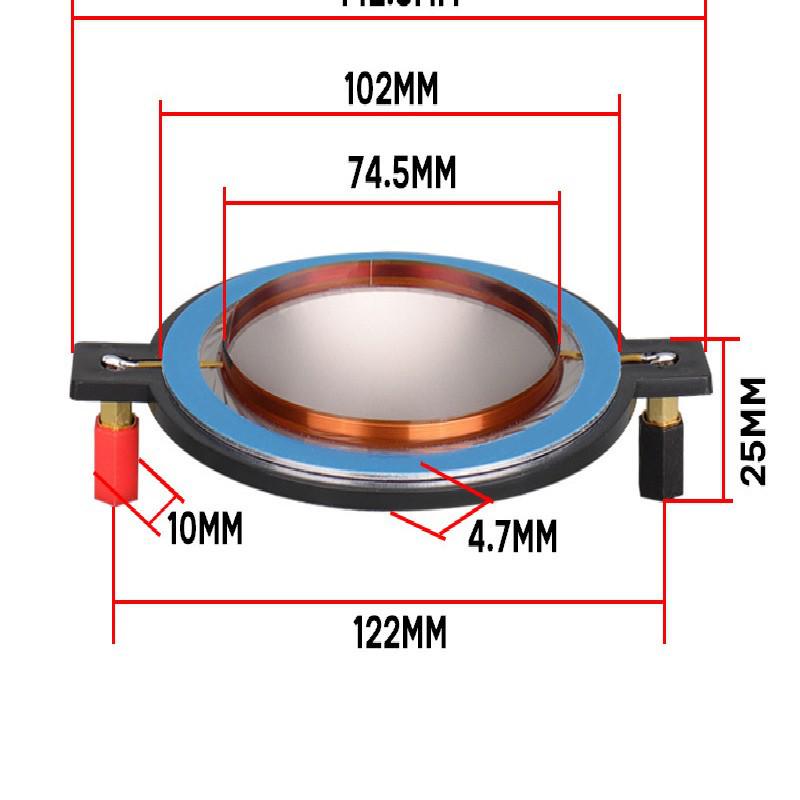 Multi-Core Titanium Tweeter Diaphragm Horn Speaker (34, 44, 51, 72, 75 Core Options)