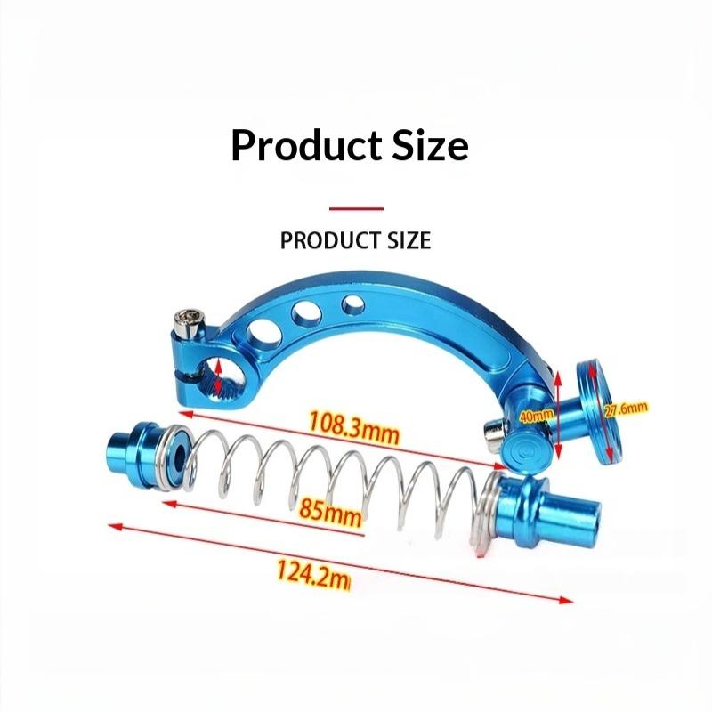 New 1Set Motorbike Accessories Cnc Brake Arm Kit With Spring Alloy Universal Modified Motorcycle Rocker Arm Bracket