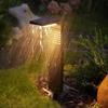 Outdoor Solar Garden Light Charging Torch Landscape Led Landscape Garden Lawn Spike IP65 Waterproof Led Path Lighting