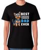 Bestes Yorkshire Terrier Papa T-Shirt Hundeliebhaber Geschenk Herren T-Shirt