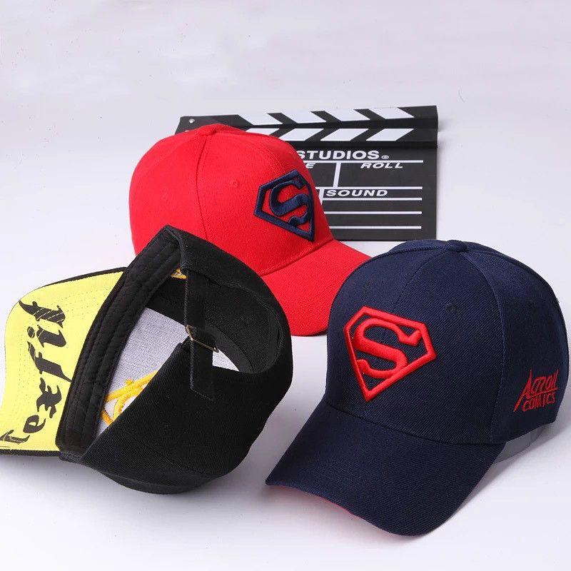 Luxurious Super Hero Cap Superman Snapback Embroidery Hat Unisex Steampunk Design