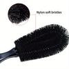 [Durable Tire Brush] Ergonomic Multi-Vehicle Tire Brush | Sparkling Finish, Easy Grip for Efficient, Safe Rim Cleaning - Durable
