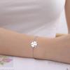 Simple And Stylish Four Leaf Clover Double Layer Couple Bracelet Irish Lucky Symbol Jewelry Gift