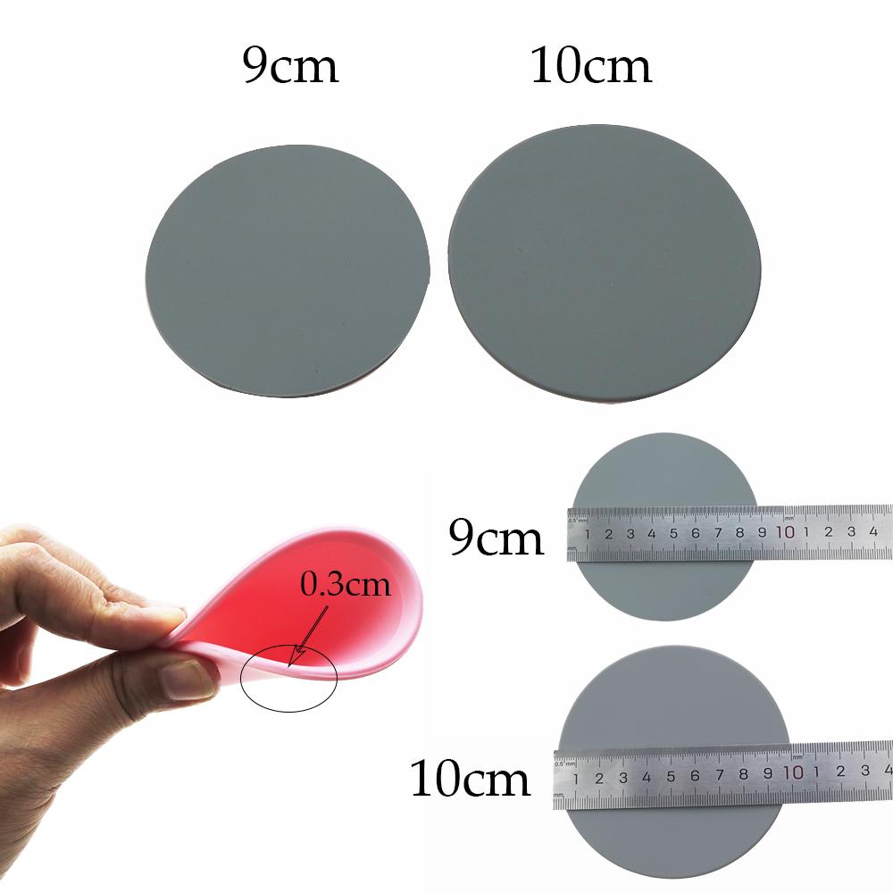 1 PieceAnti Slip and Anti Overflow Coaster Tea Cup and Coffee Coaster Circular Mold Silicone Insulated Table Mat for Home Use