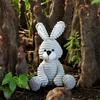 Apricot Lamb Grey Corduroy Bunny Plush Toy for Soft and Fluffy Grey Corduroy Bunny for Girls and 23cm Kids, Cute, Boys,