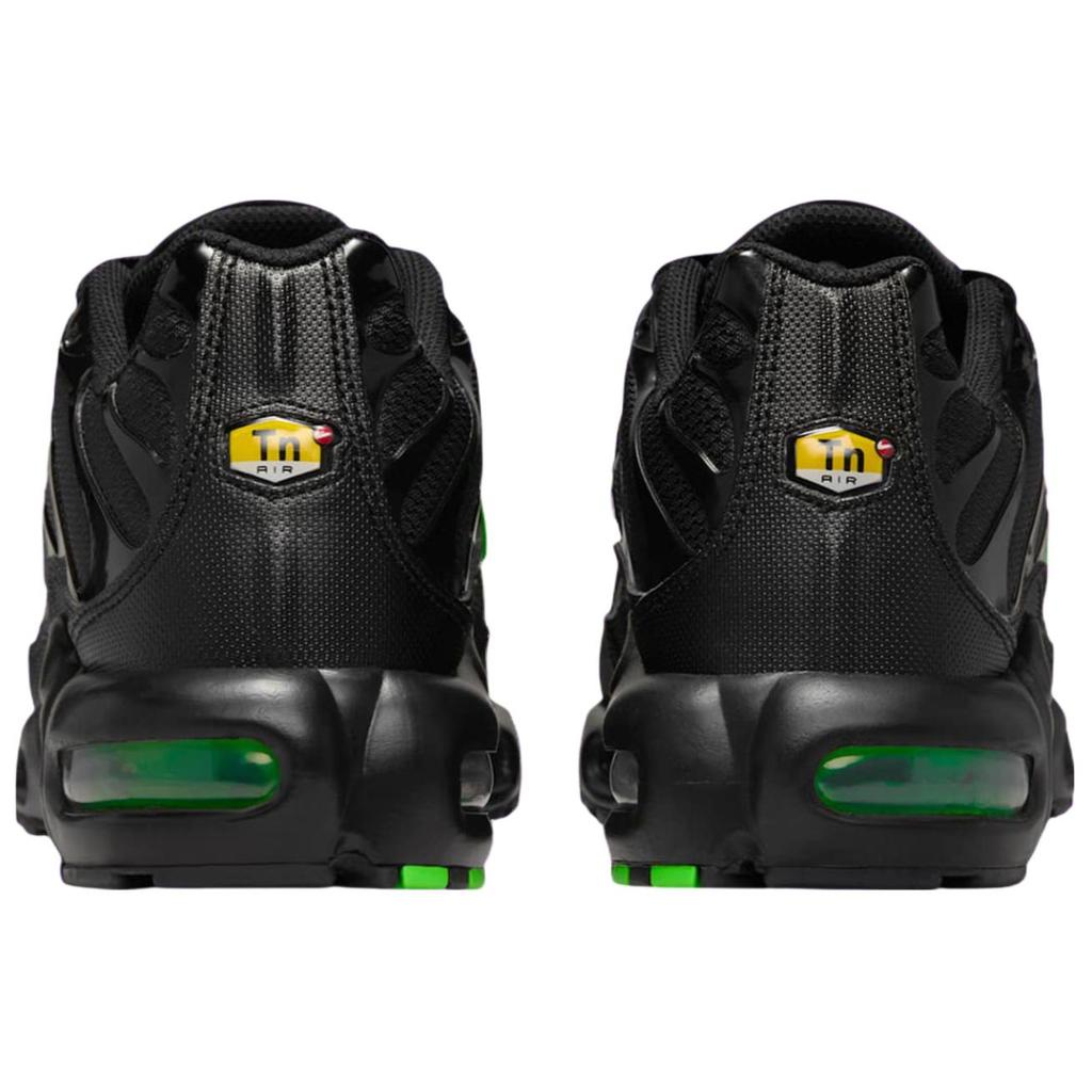 Nike Air Max Plus Abrasion Resistant Low top Running Shoes Men's Black Green Sneakers Casual Shoes DM0032-024