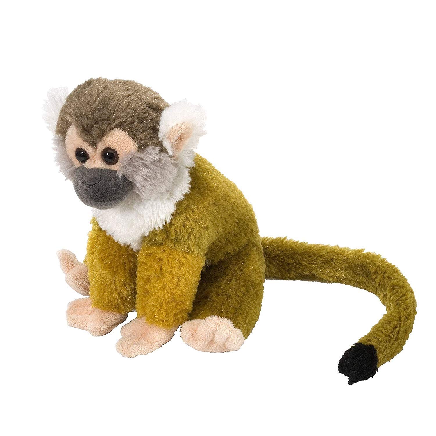 

Wild Republic Squirrel Monkey Plush Soft and W18 x D20 x H19cm Toy, Fluffy, Cuddlekins, (12303)