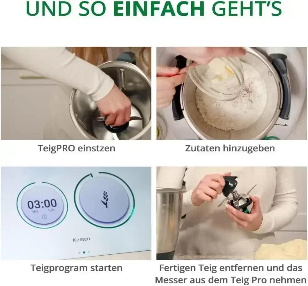 Pro Thermomix TM5 TM6 Ochranný kryt Čepel mixéru Hnětací hlava Ochrana švů před nečistotami z těsta Příslušenství Thermomix