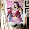 Boa Hancock Wall Tapestry Aesthetic Wall Hanging Printed Fabric Blanket Decorative Tapestries For Bedroom Living Room Home Decor