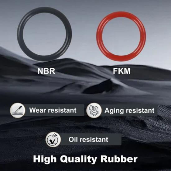 2Pcs Power Steering Pump Rubber Inlet & Outlet O-Ring Seals for RL Acura