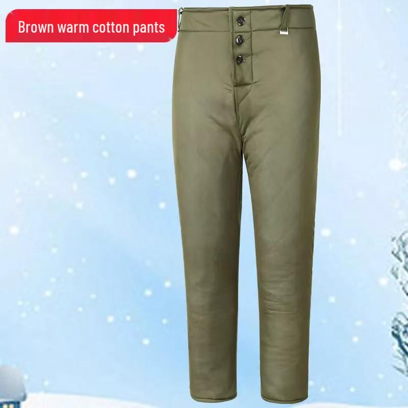 Zero Three Thermal Elastic Cotton Outfit: Warm Jacket & Pants for Outdoor Winter and Cold Storage Activities