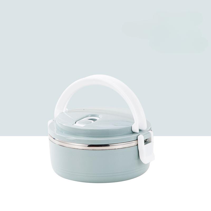 Double-Layer Insulated Stainless Steel Lunch Box for Office, School, Camping, and Picnic