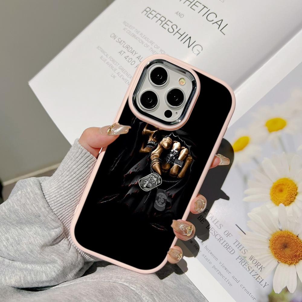 

Чехлы для телефонов Ae80 с приветственным жестом и дизайном для Samsung A13 A32 A53 A04e A54 S23 S24 Ultra Infinix Hot 40i Huawei, металлическая защитная задняя крышка для камеры Infinix Smart 5