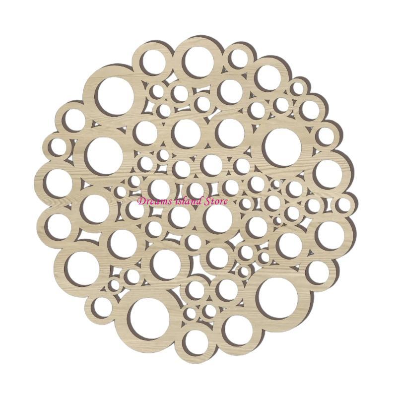 

Home Basswood Novel Pattern Hollow Teacup Mat Diy Coffee Mat HX6C