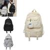 Letter Trendy Koreanstyle Nylon Backpack With Large Capacity For School And Casual Outings