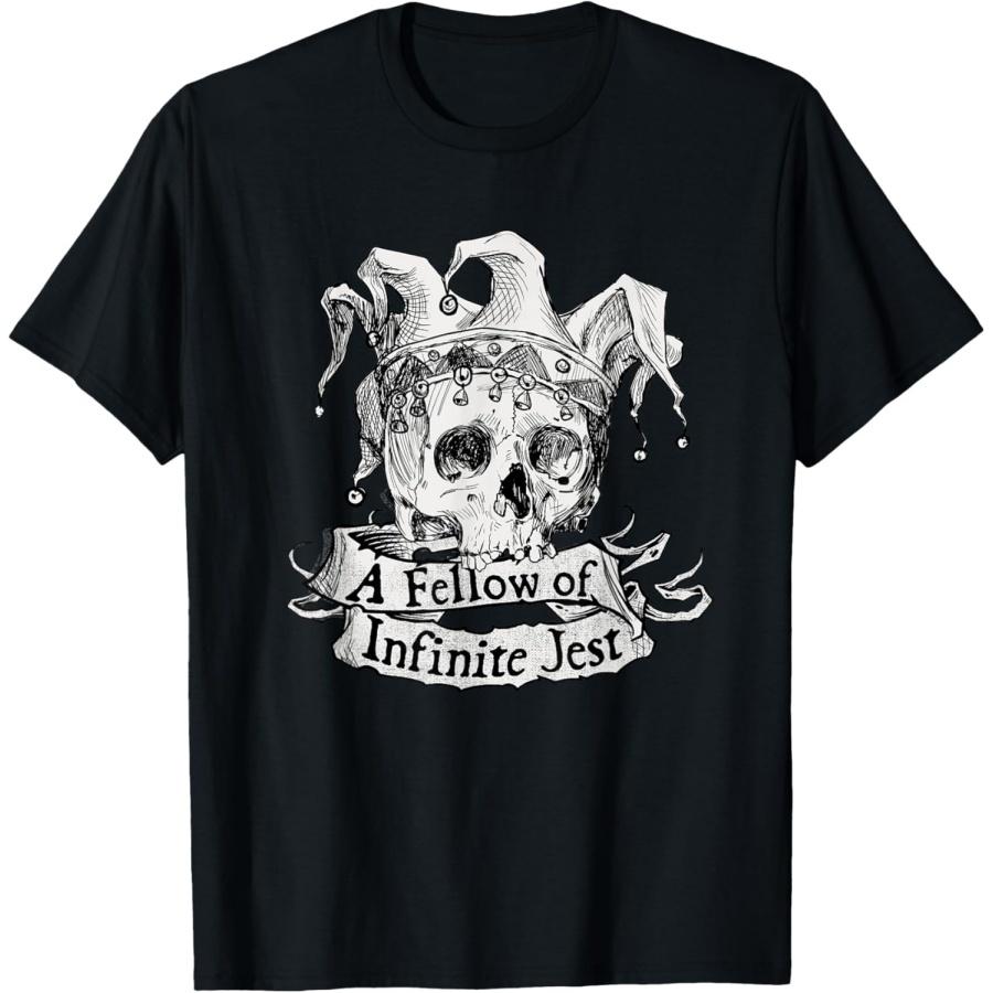 

Shakespeare Skull Joker Yorick Theatre Literature Hamlet T-Shirt XXXXXL чорний