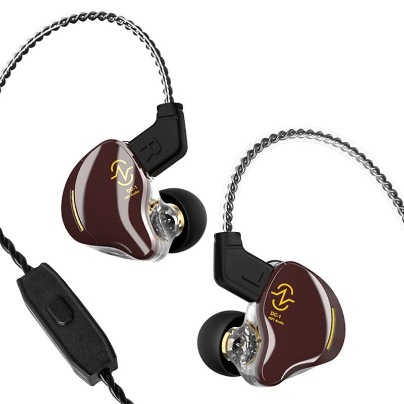 

[The bass is quite resonant and the range is wide] CCZ DC01 Coffee bean wired earphones ear monitor ear hook type Immersive bass 10mm dual magnetic