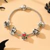 Bracelet Charm Bracelet Squelette Citrouille d'Halloween Pour Enfants et Adolescents