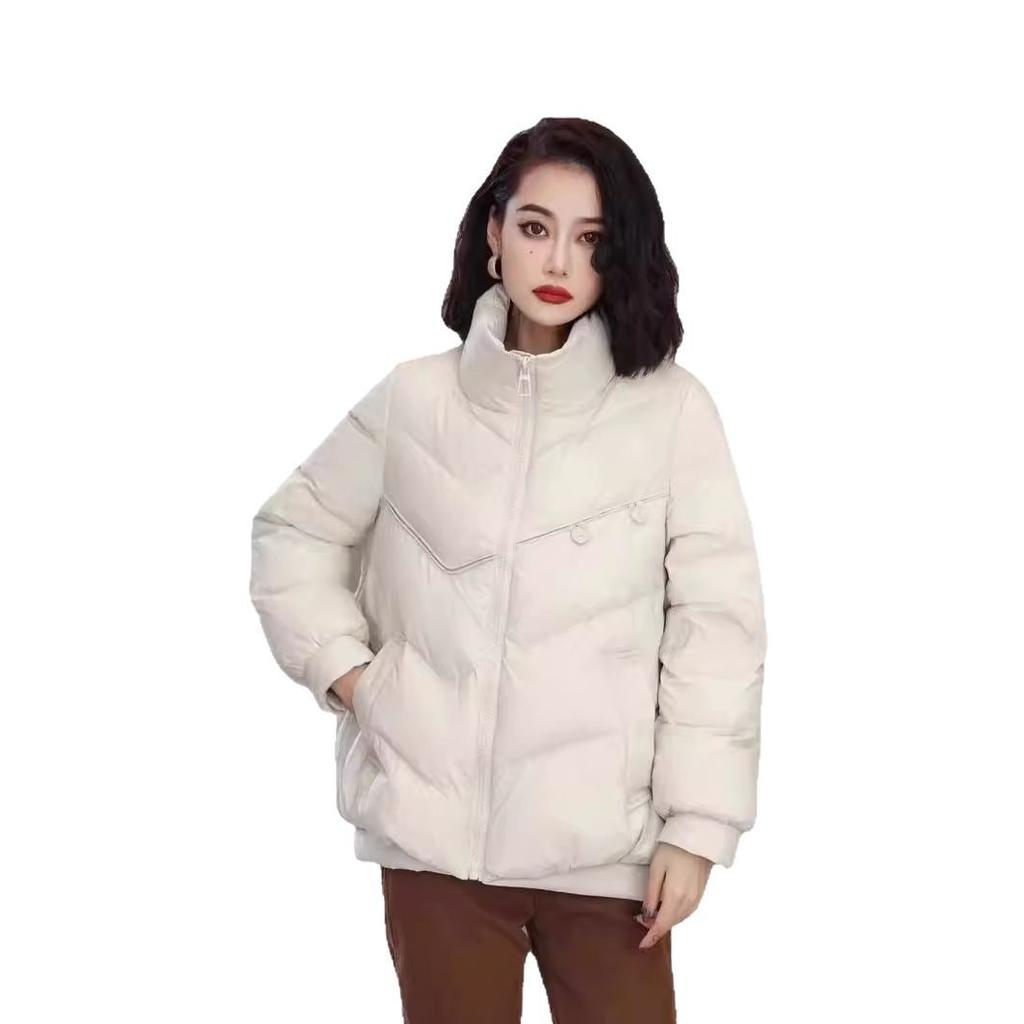 Temperament buckle Chinese style down jacket short cover ass and thin cover meat down jacket white duck down women's thick coat tide