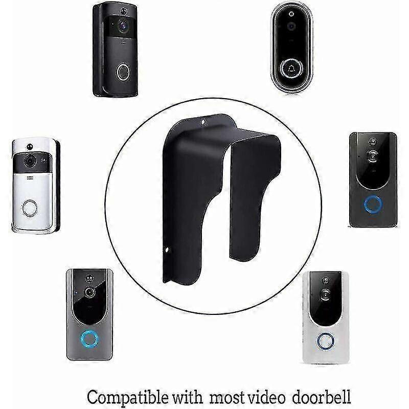 Outdoor Doorbell Rain Cover, Rain Cover, Made Of Durable Stainless Steel, Fits Outdoor Socket, Ring Doorbell, Outdoor Wireless Doorbell - PR