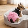 Lace Trim Dog Period Underwear Bow Decor Pet Short Pant Female Dog Nappy  House Clean Protection
