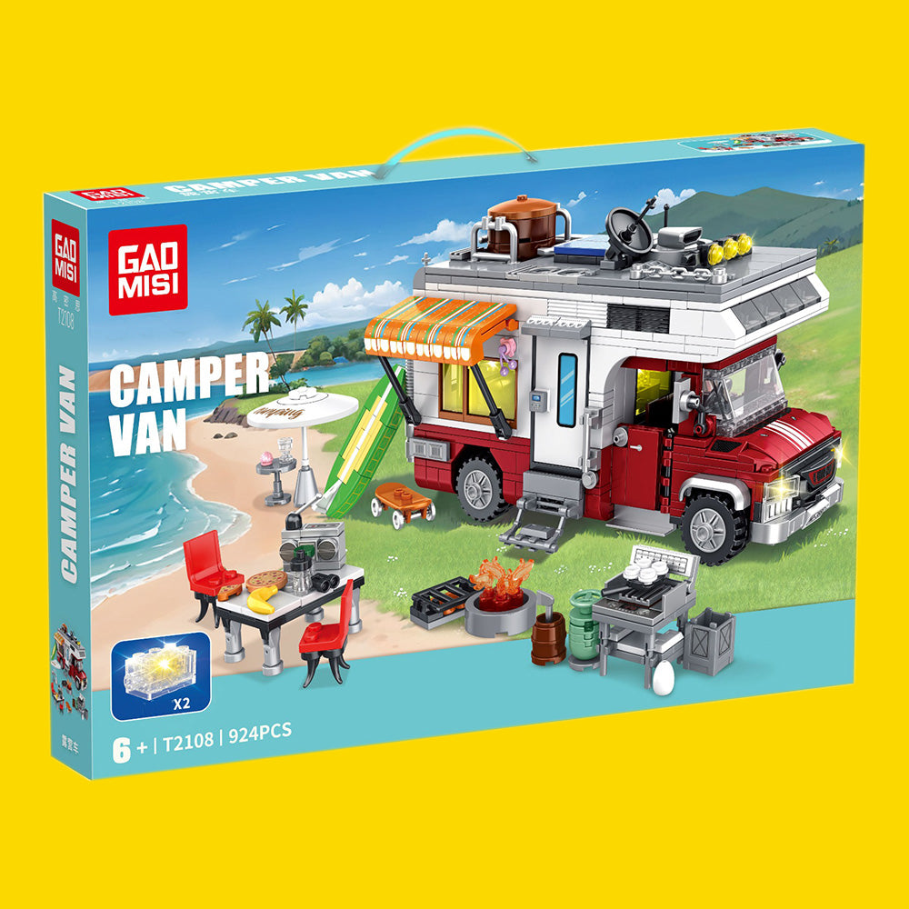 Large set of CAMPAIGN blocks with LED lights - 924 pieces