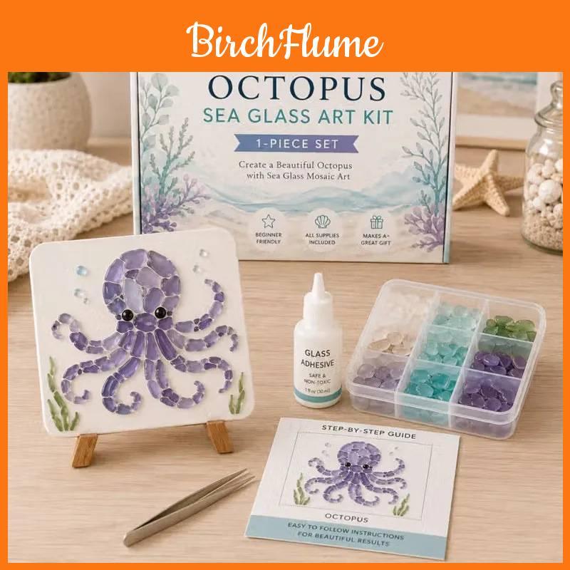 Kit Vita Marina e Natale con Creature Marine Acriliche Artigianali per Arredamento Casa e Regalo