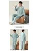 Men's Plus Size Pure Cotton Pajama Set - Long Sleeve for Spring, Autumn & Winter 2025
